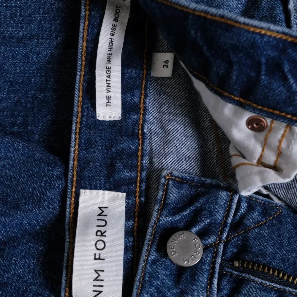 Aritzia Denim Forum The Vintage Jane High Rise Boot - Picture 13 of 13